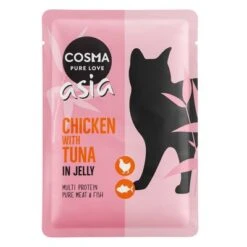 Cosma Asia 24 X 100 G En Bolsitas Para Gatos -Mascota Suministros Ventas 55567 pla cosma asia chickentuna 100g 6