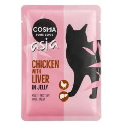 Cosma Asia 24 X 100 G En Bolsitas Para Gatos -Mascota Suministros Ventas 55568 pla cosma asia chickenliver 100g 6