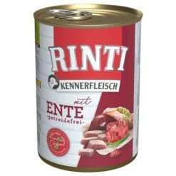 Pack Ahorro: Rinti Kennerfleisch 12 X 400 G -Mascota Suministros Ventas 59045 pla bilder rinti kennerfleisch ente 400g hs 01 9