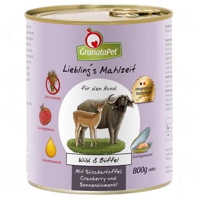 GranataPet Liebling's Mahlzeit 6 X 800 G 1 GranataPet Liebling's Mahlzeit 6 X 800 G