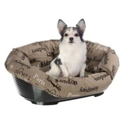 Cesta De Plástico Ferplast Siesta Deluxe Para Mascotas -Mascota Suministros Ventas 64518 ferplast hundekorbsofa cities hs 07 4 1