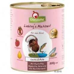 GranataPet Liebling's Mahlzeit 6 X 800 G 16 GranataPet Liebling's Mahlzeit 6 X 800 G -Mascota Suministros Ventas 64605 granatapet lachs pute 800g 8