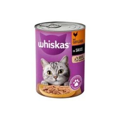 Whiskas 1+ Años En Lata 12 X 400 G -Mascota Suministros Ventas 64797 whiskas 1plus geflugel 12x400g hs 07 2