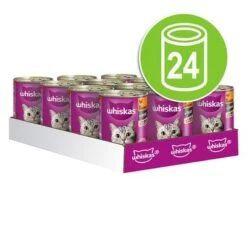 Whiskas 1+ Años En Lata 24 X 400 G -Mascota Suministros Ventas 64797 whiskas 1plus geflugel 24x400g hs 09 3