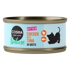 Pack Ahorro: Cosma Nature Kitten 24 X 70 G -Mascota Suministros Ventas 64868 pla cosmanature kitten chickentuna 70g 5
