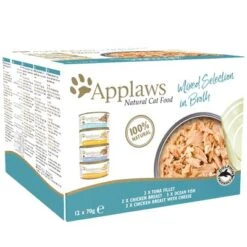 Applaws Latas Para Gatos 24 X 70 G -Mascota Suministros Ventas 67664 pla mpm applaws adult mixedselection in bruehe 6