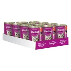 Whiskas 1+ Años En Lata 24 X 400 G -Mascota Suministros Ventas 67736 pla whiskas 1plus rind 12x400g hs 01 3