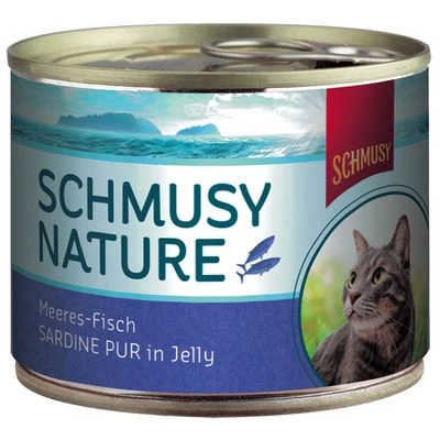 Schmusy Nature Con Pescado En Lata 12 X 185 G - Imagen 2