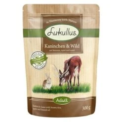 Pack Ahorro Lukullus Bolsitas 24 X 300g -Mascota Suministros Ventas 68113 lukullus kaninchen wild 300 g 3