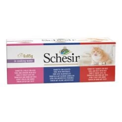 Schesir Natural Con Arroz 6 X 85 G -Mascota Suministros Ventas 69009 pla mp schesir natural mit reis mix dose 6x85g 3 sorten hs 2 4