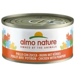 Pack Ahorro Almo Nature Con Carne 24 X 70 G -Mascota Suministros Ventas 69357 pla almonature huhnmirkuerbis 5 1