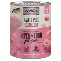 MAC's 6 X 800 G En Latas Para Gatos 21 MAC's 6 X 800 G En Latas Para Gatos -Mascota Suministros Ventas 69646 pla macs katzenfutter kalb pute 800g hs 01 2