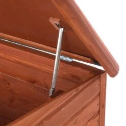 Caseta De Madera Woody Premium Con Puerta Para Perros -Mascota Suministros Ventas 70354 hundehuette flachdach fg 1120030 8