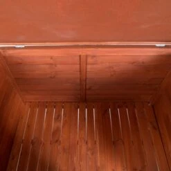 Caseta De Madera Woody Premium Con Puerta Para Perros -Mascota Suministros Ventas 70354 hundehuette flachdach fg 1120032 0