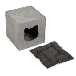 Cueva De Fieltro Para Estantería -Mascota Suministros Ventas 70615 pla katzenhoehle f regale aus filz fg 5218 2