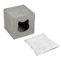 Cueva De Fieltro Para Estantería -Mascota Suministros Ventas 70615 pla katzenhoehle f regale aus filz fg 5219 1