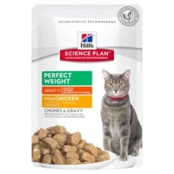 Hill's Science Plan Hill's Perfect Weight Sobres Para Gatos -Mascota Suministros Ventas 70906 pla hills perfectweightadult chicken 9