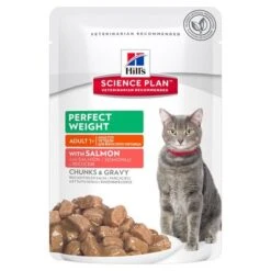 Hill's Science Plan Hill's Perfect Weight Sobres Para Gatos -Mascota Suministros Ventas 70906 pla hills perfectweightadult salmon 1