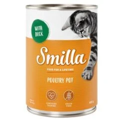 Smilla Tierna Ave 24 X 400 G - Pack Ahorro 12 Smilla Tierna Ave 24 X 400 G - Pack Ahorro -Mascota Suministros Ventas 71144 pla jubil um smilla poulrypot duck 400g 5