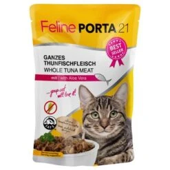 Feline Porta 21 En Bolsitas 24 X 100 G -Mascota Suministros Ventas 7175 pla felineporta21 tunaaloe pouch 5