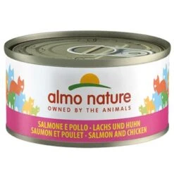 Pack Ahorro Almo Nature HFC Natural 24 X 70 G -Mascota Suministros Ventas 72493 pla almonature lachs und huhn 1 1
