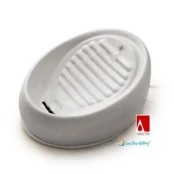 Lucky Kitty Fuente Bebedero 25 Lucky Kitty Fuente Bebedero -Mascota Suministros Ventas 73774 lk trinkbrunnen grau 2