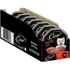 Cesar En Tarrinas 14 X 150 G 24 Cesar En Tarrinas 14 X 150 G -Mascota Suministros Ventas 75293 mars cesar klassiker rind leber hs 02 6