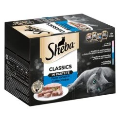 Sheba 12 X 85 G En Tarrinas Multireceta -Mascota Suministros Ventas 77526 pla sheba multipack classics 12x85g 9