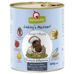 GranataPet Liebling's Mahlzeit 6 X 800 G 21 GranataPet Liebling's Mahlzeit 6 X 800 G -Mascota Suministros Ventas 78129 pla granatapet lieblingsmahlzeit truthahnkaninchen 6x800g 7