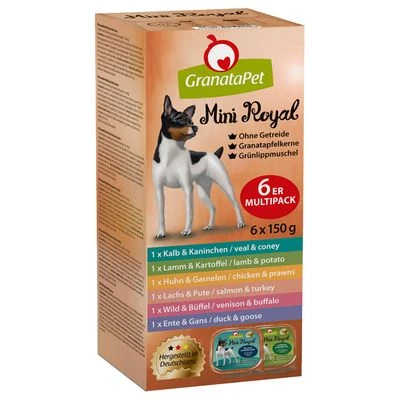 GranataPet Mini Royal 6 X 150 G Comida Húmeda Para Perros 1 GranataPet Mini Royal 6 X 150 G Comida Húmeda Para Perros