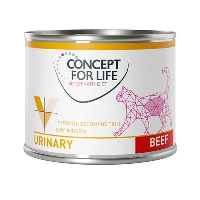 Concept For Life Veterinary Diet Urinary Con Vacuno Para Gatos