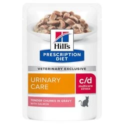 Hill's C/d Prescription Diet Urinary Stress Sobres Comida Húmeda Para Gatos -Mascota Suministros Ventas 79026 pla hills prescriptiondiet cd urinarystress salmon hs 01 5
