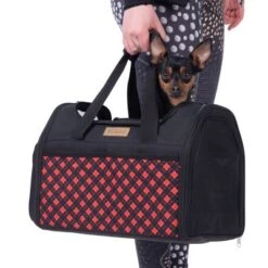 Bolso De Transporte A Cuadros Para Mascotas 37 Bolso De Transporte A Cuadros Para Mascotas -Mascota Suministros Ventas 79331 tragetasche hund fg 7520 0