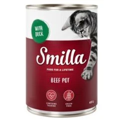 Smilla Tierno Vacuno - Pack De Prueba -Mascota Suministros Ventas 80099 pla smilla beefpot duck 400g 9