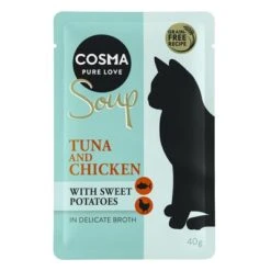 Pack %: Cosma Soup 24 X 40 G -Mascota Suministros Ventas 81175 pla cosma soup tunachicken 40g 8