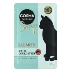 Pack %: Cosma Soup 24 X 40 G -Mascota Suministros Ventas 81176 pla cosma soup salmon 40g 9
