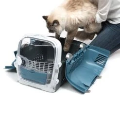 Transportín Catit Cabrio Para Mascotas -Mascota Suministros Ventas 82082 hagen catit brio blue grey anwendung hs 06 3