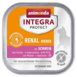 Animonda Integra Protect Adult Renal 6 X 100 G Para Gatos -Mascota Suministros Ventas 82736 animonda integra protect adult niere schale schwein 6x100g hs 02 4