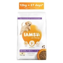 IAMS For Vitality Puppy & Junior Large Con Pollo Fresco -Mascota Suministros Ventas 83714 iams dog puppyjunior large 12kg hs 02 3
