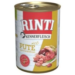 Pack Ahorro: Rinti Kennerfleisch 12 X 400 G -Mascota Suministros Ventas 8490 pla bilder rinti kennerfleisch pute 400g hs 01 5