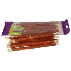 Braaaf Palitos Envueltos En Pato Para Perros 6 Braaaf Palitos Envueltos En Pato Para Perros -Mascota Suministros Ventas 88096 chew express braaaf twister with duck 25cm 0