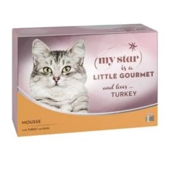 My Star Mousse Gourmet En Latas 24 X 85 G Para Gatos -Mascota Suministros Ventas 89147 pla mystar littlegourmet mousse turkey 12x85g 2