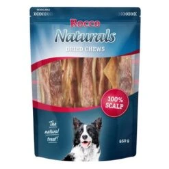 Rocco Naturals Cuero Cabelludo De Buey Para Perros -Mascota Suministros Ventas 94606 rocco driedchews scalp 650g 1000x1000 5