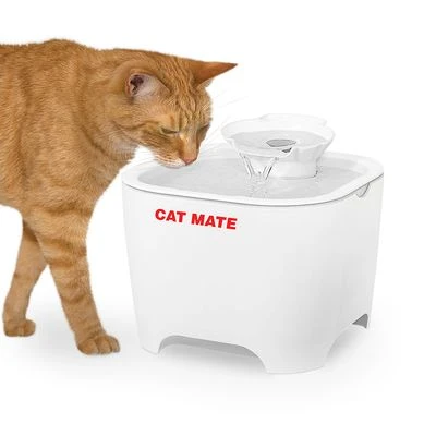 Bebedero Fuente Cat Mate Concha De Pet Mate 2 Bebedero Fuente Cat Mate Concha De Pet Mate - Imagen 2