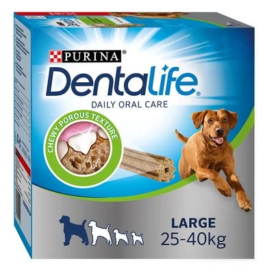PURINA Dentalife Snacks Dentales Para Perros Grandes (25-40 Kg) 3 PURINA Dentalife Snacks Dentales Para Perros Grandes (25-40 Kg) - Imagen 3