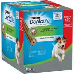 PURINA Dentalife Snacks Dentales Para Perros Pequeños (7-12 Kg) -Mascota Suministros Ventas 982205 front of box 9