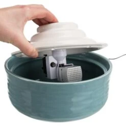 Bebedero Fuente Trixie Vital Falls De Cerámica -Mascota Suministros Ventas 98396 trixie trinkbrunnen vital falls keramik hs 06 9