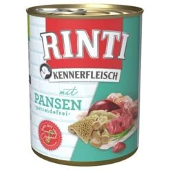 Rinti Kennerfleisch 6 X 800 G -Mascota Suministros Ventas 98719 pla bilder rinti kennerfleisch pansen 800g hs 01 5
