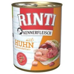 Rinti Kennerfleisch 6 X 800 G -Mascota Suministros Ventas 98720 pla bilder rinti kennerfleisch huhn 800g hs 01 8