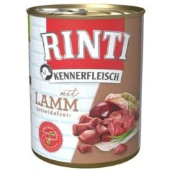 Rinti Kennerfleisch 6 X 800 G -Mascota Suministros Ventas 98721 pla bilder rinti kennerfleisch lamm 800g hs 01 8